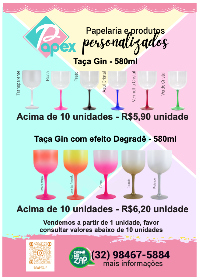 Copos e Taças Personalizados