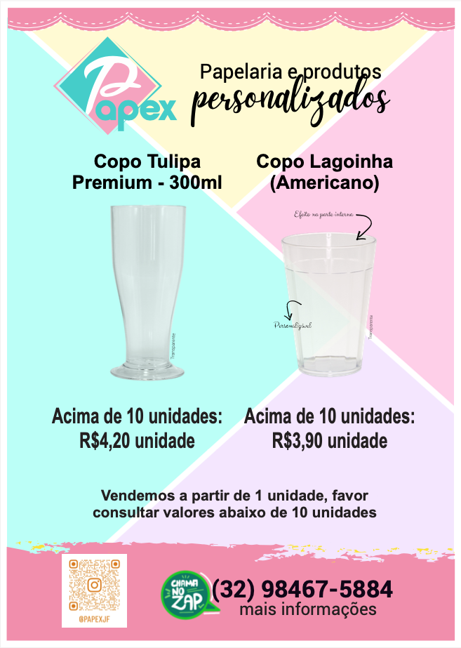 Copo Tulipa e Lagoinha